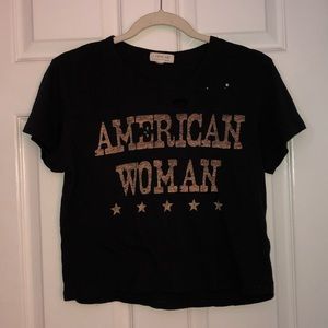 Grey printed t-shirt with hole detailing